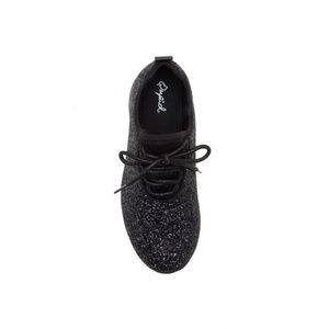 Black Glitter Sneakers